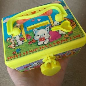 Vintage 80s treasure box